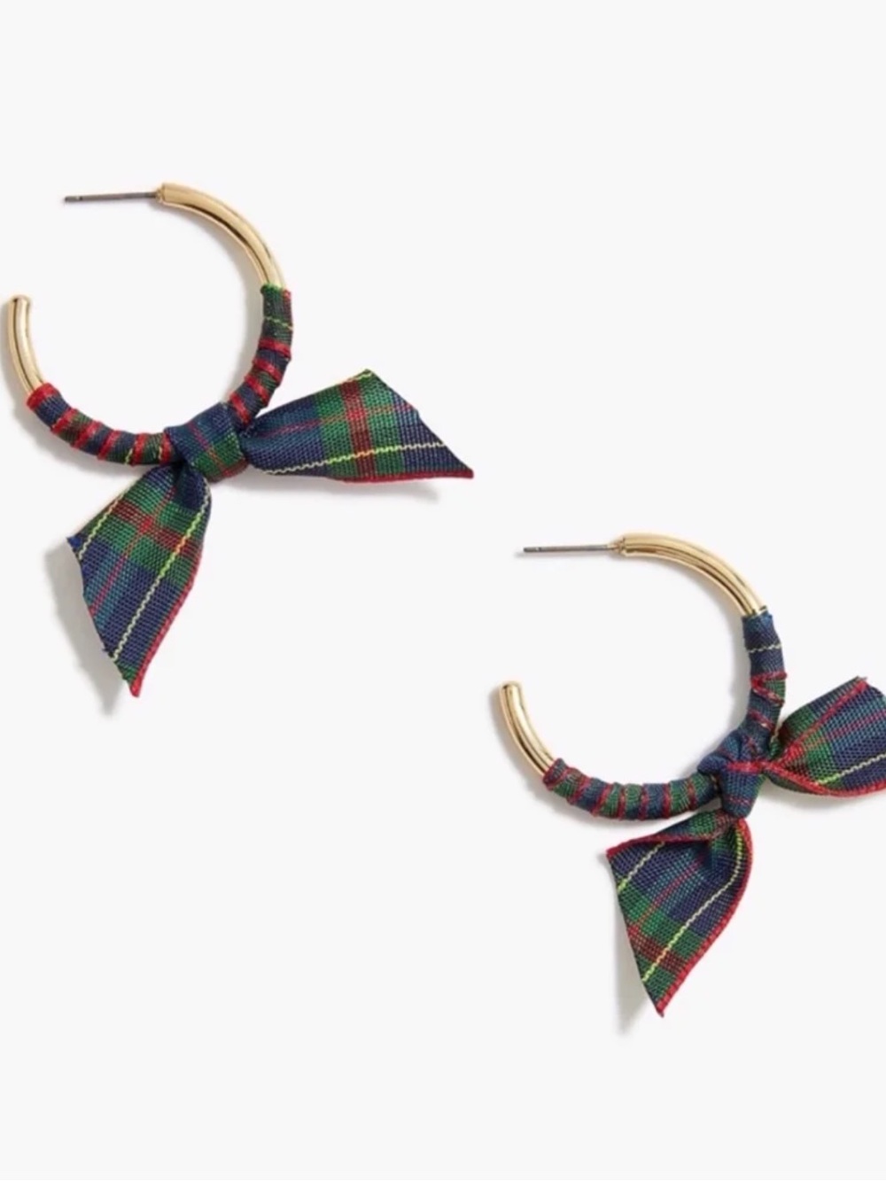 J. Crew Factory Ribbon Wrapped Hoops
